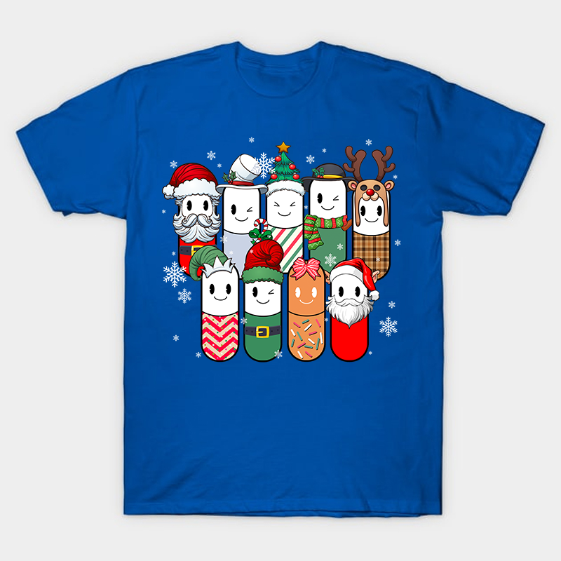 Cute Christmas Pills Nurse T-Shirt