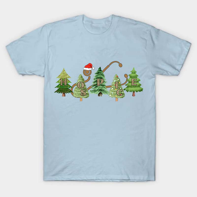 Hospice Christmas Tree Nurse T-Shirt