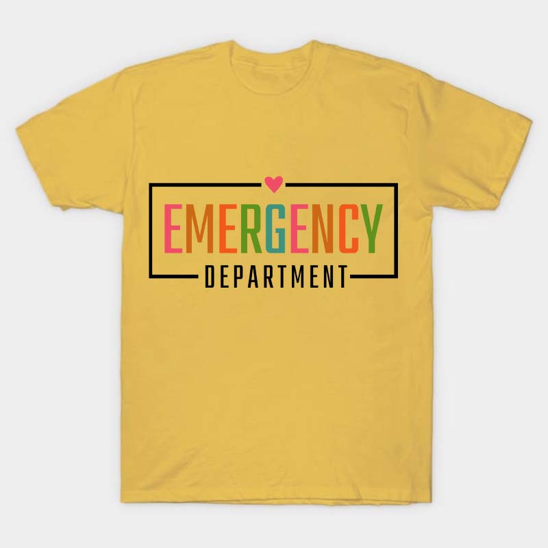 Personalized Emergency Department Nurse T-Shirt