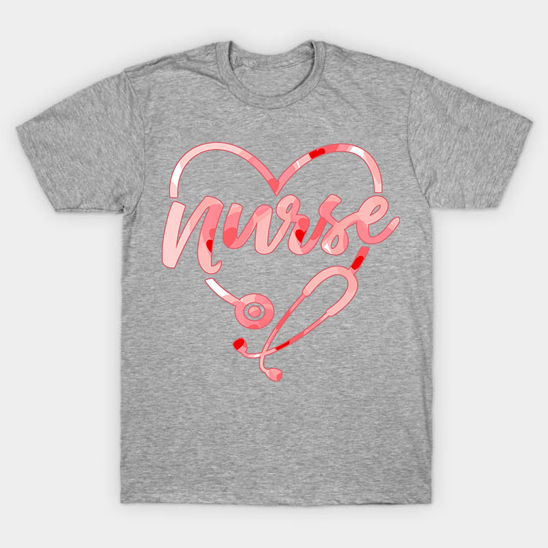Pinky Heart Nurse T-Shirt