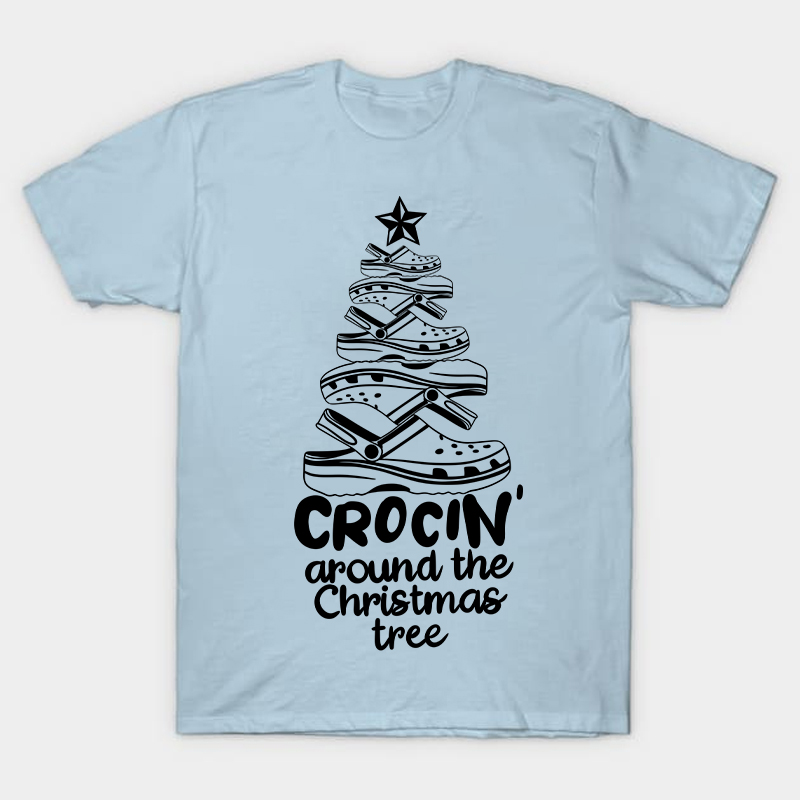 Crocin Around the Christmas Tree Nurse T-Shirt