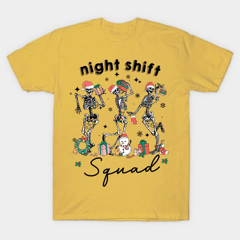 Night Shift Squad Nurse T-Shirt