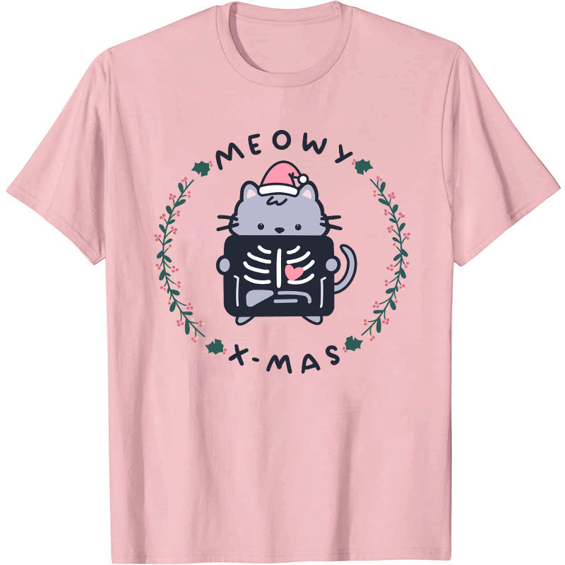 Meowy Xmas Nurse T-Shirt