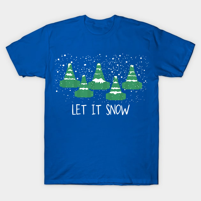 Let It Snow Nurse T-Shirt