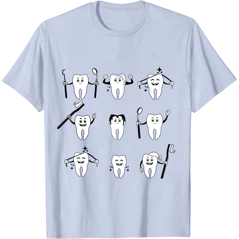 Remember To Brush Your Teeth Happy Teeth Nurse T-Shirt