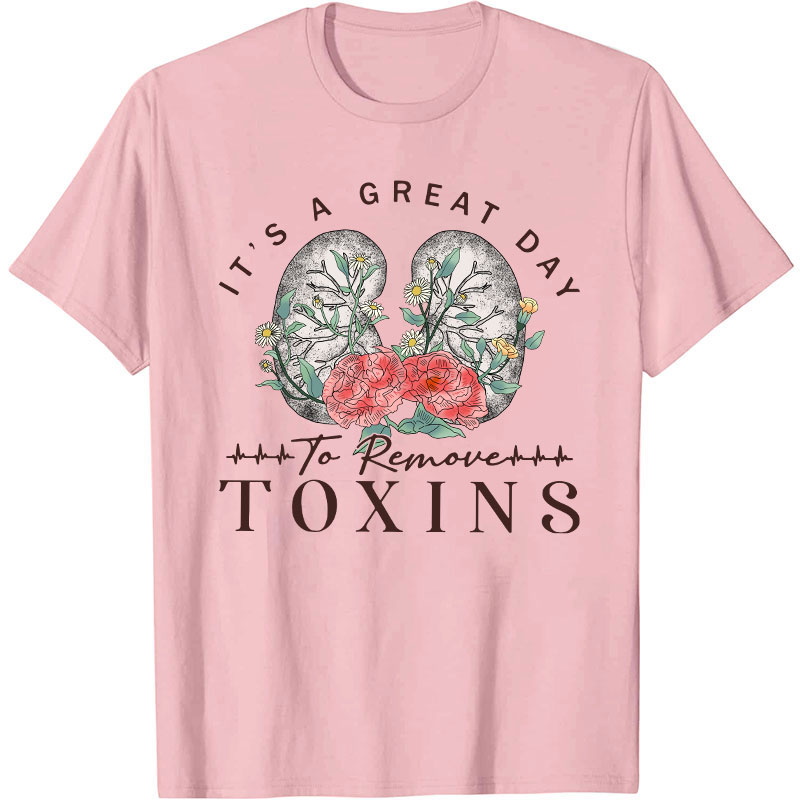 It's A Great Day To Remove Toxins Nurse T-Shirt