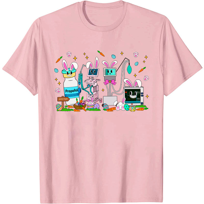 Easter Bunny Crew Nurse T-Shirt