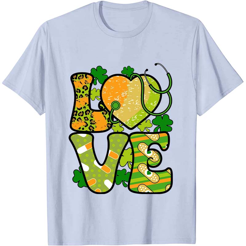 St.Patricks Love Nurse T-Shirt