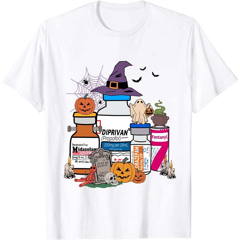 Pharmacy Halloween Nurse T-Shirt