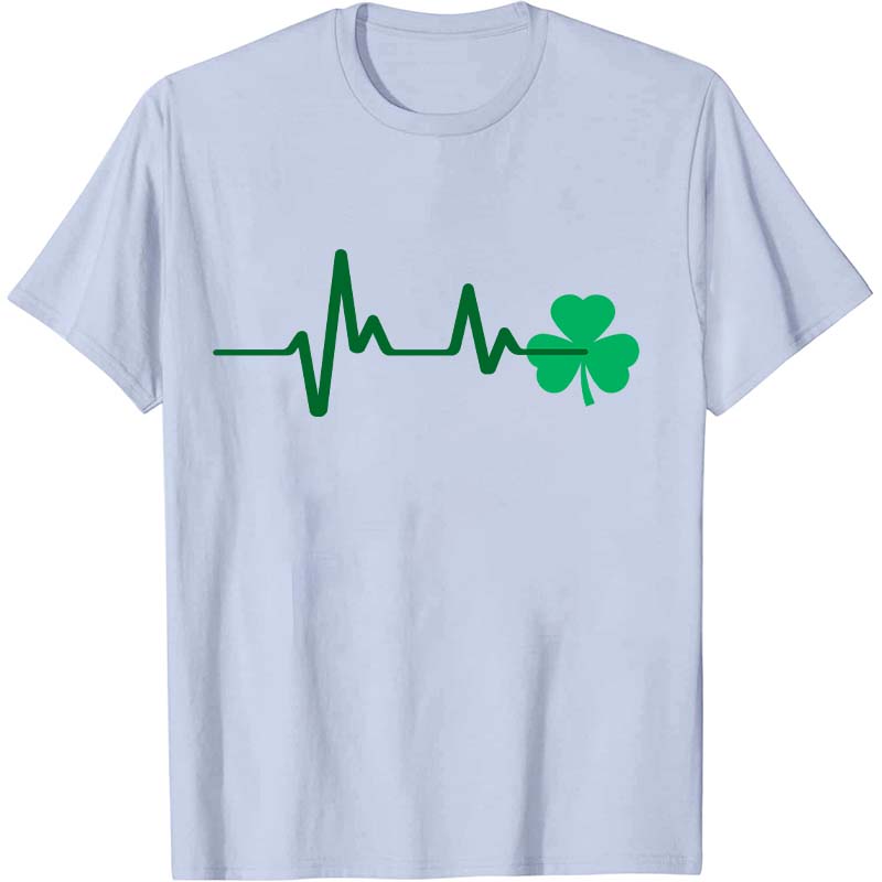 St. Patrick’s Day Lucky Heartrbeat Nurse T-Shirt
