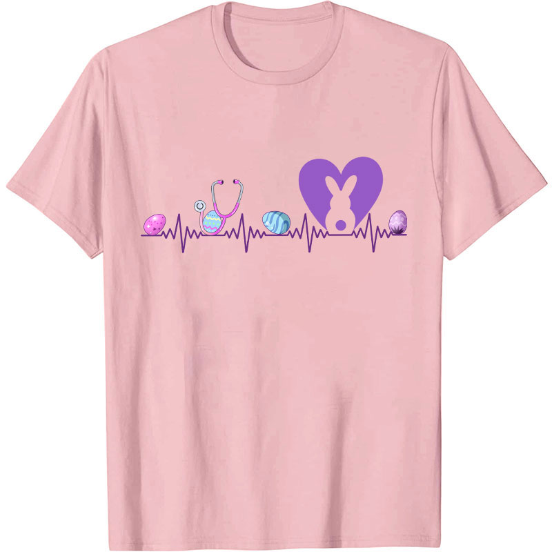 Easter Nurse Heartbeat Nurse T-Shirt