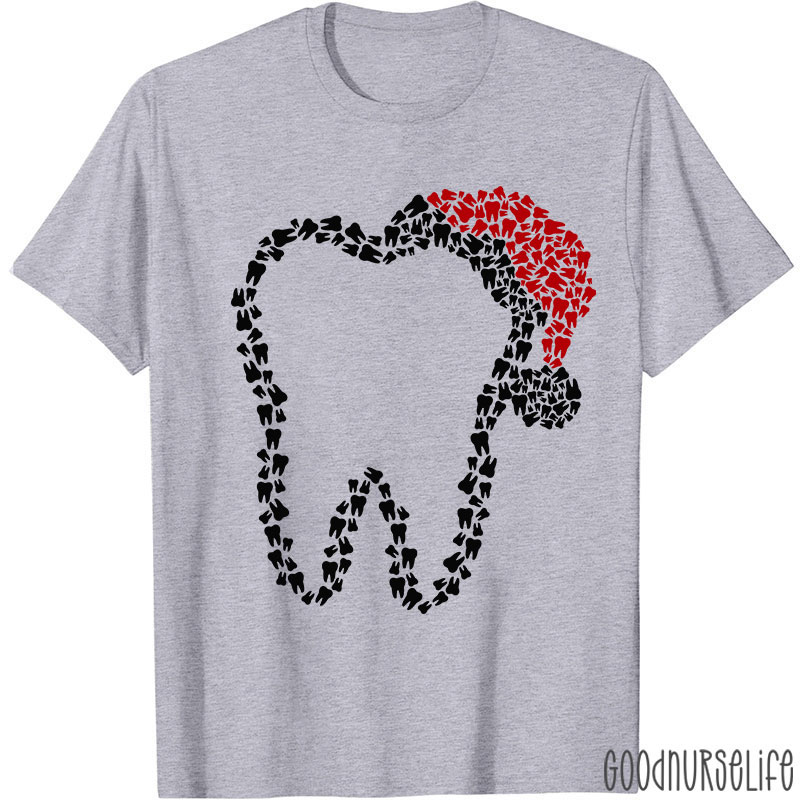 Small Teeth Make Up Big Tooth Christmas Nurse T-Shirt