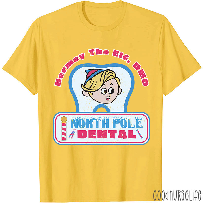 Hermey The Elf North Pole Dental Nurse T-shirt