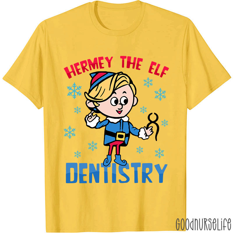 Hermey The Elf Dentistry Snowflake Nurse T-shirt
