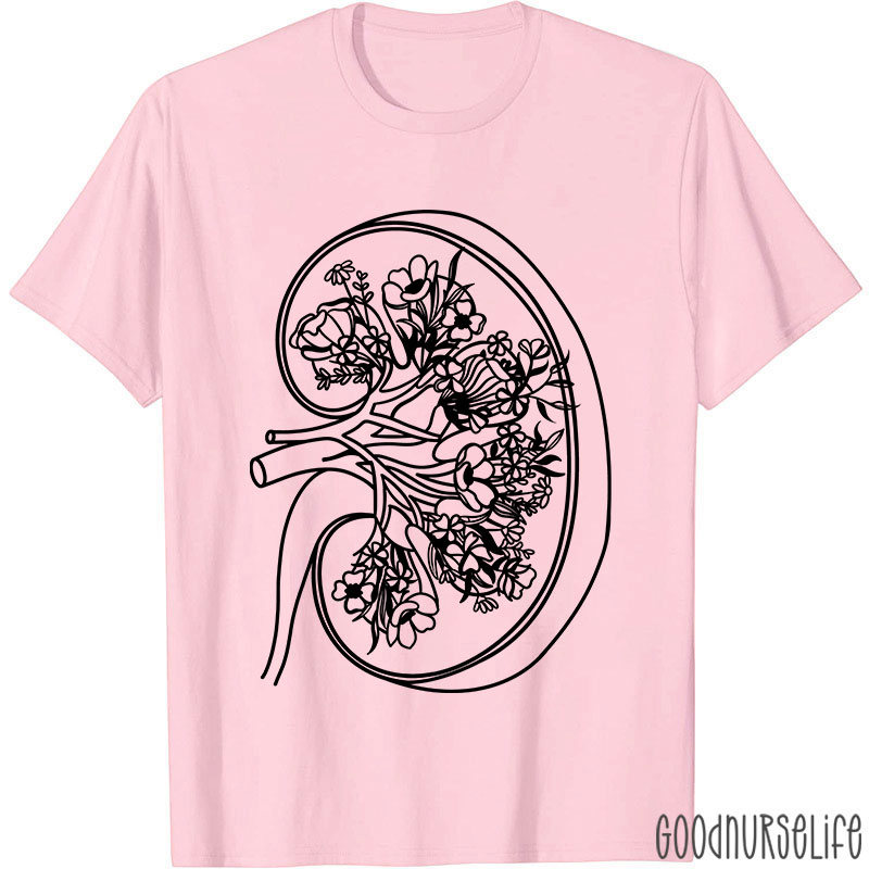 Florescent Kidney Nurse T-Shirt
