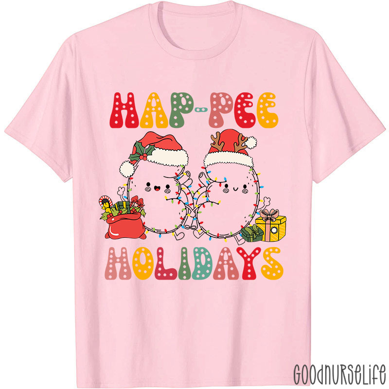 Happee Holidays Kidney Nurse T-shirt
