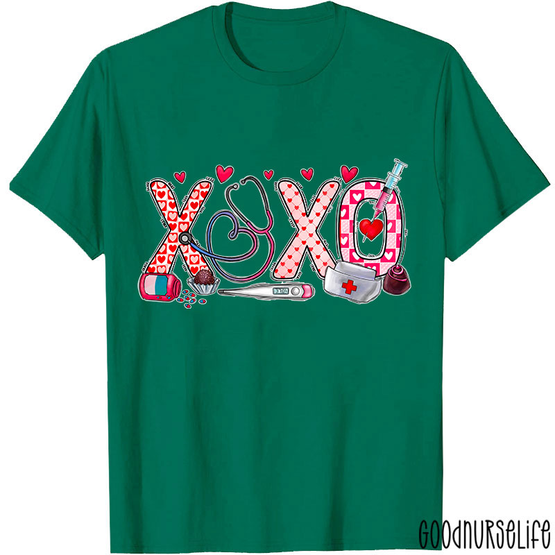 XOXO Happy Valentines Nurse T-Shirt