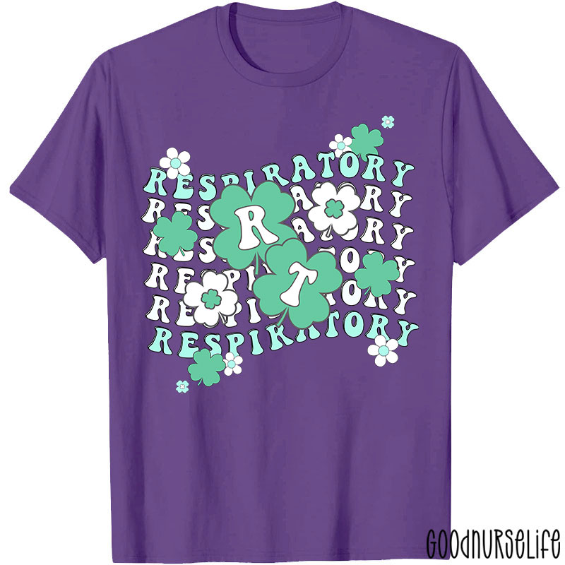 Clover Respiratory RT Nurse T-Shirt