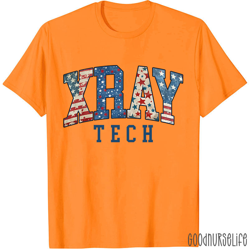 Xray Tech Radiology 4th Of July T-Shirt