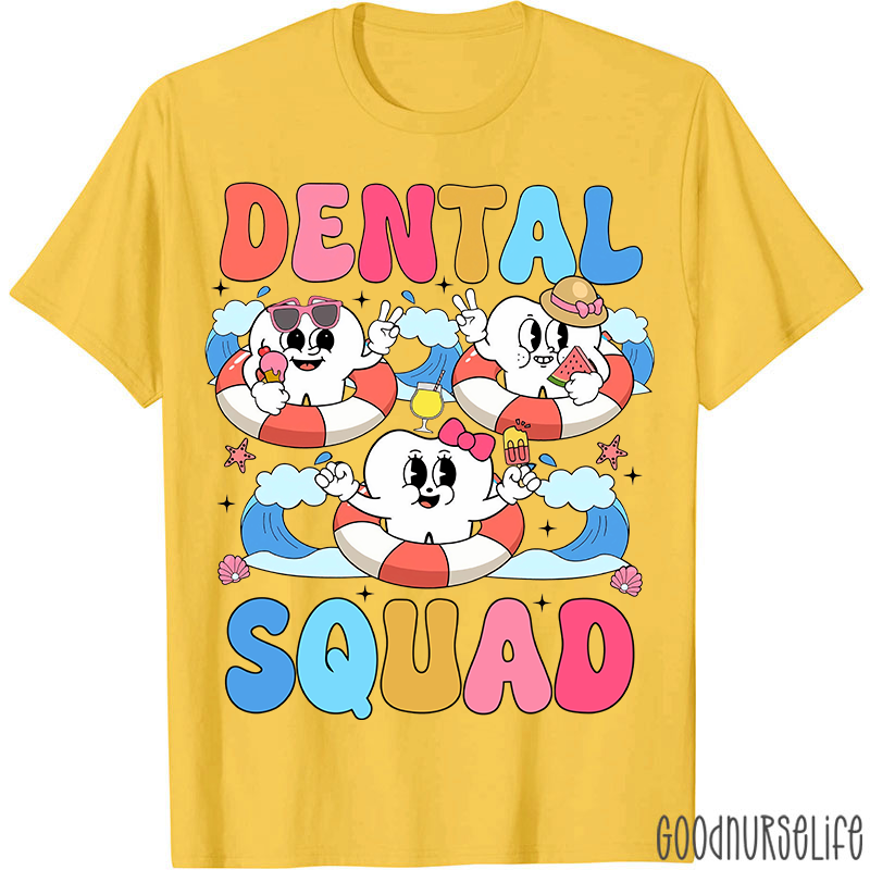 Happy Summer Dental Squad Dentist Summer T-Shirt