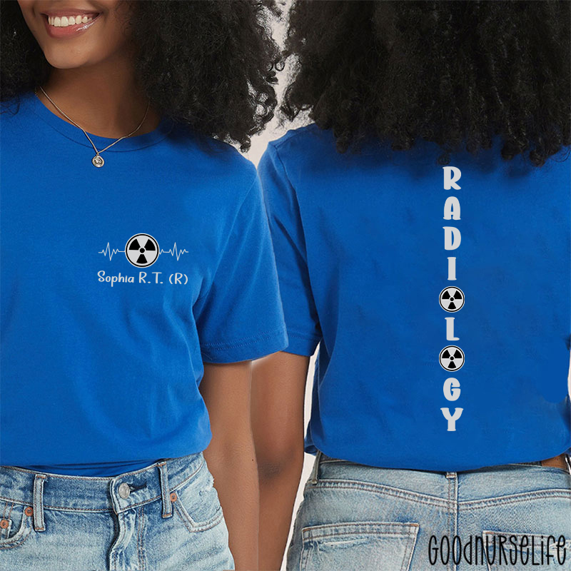 Personalized Halloween Radiology Two Sided T-Shirt