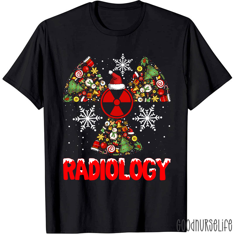 Radiology Christmas Icons Radiology T-shirt