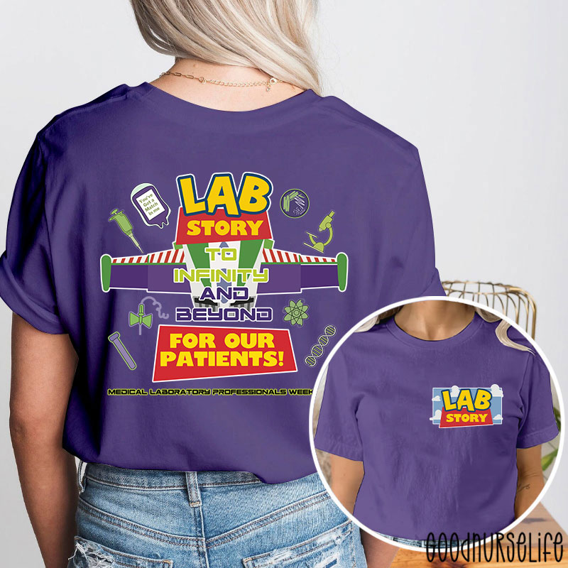 To Infinity And Beyond For Our Patients Two Sided T-Shirt