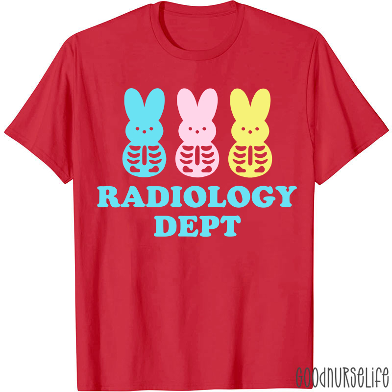 Radiology Dept Easter Bunny T-shirt