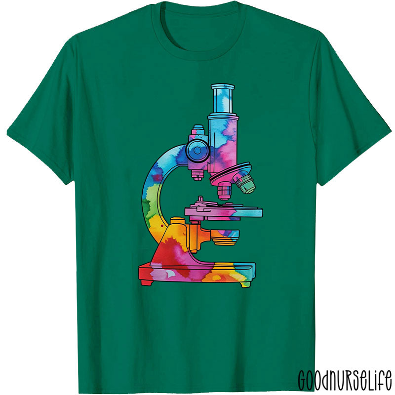 Tie Tye Style Microscope T-shirt