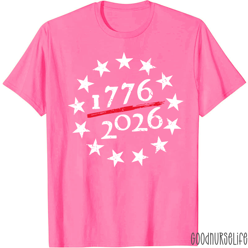 USA 250th Anniversary Nurse T-Shirt