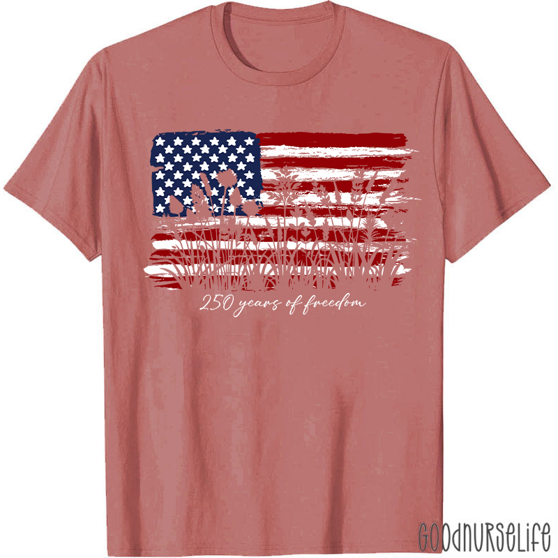 Land Of The Free Home Of The Brave Nurse T-Shirt