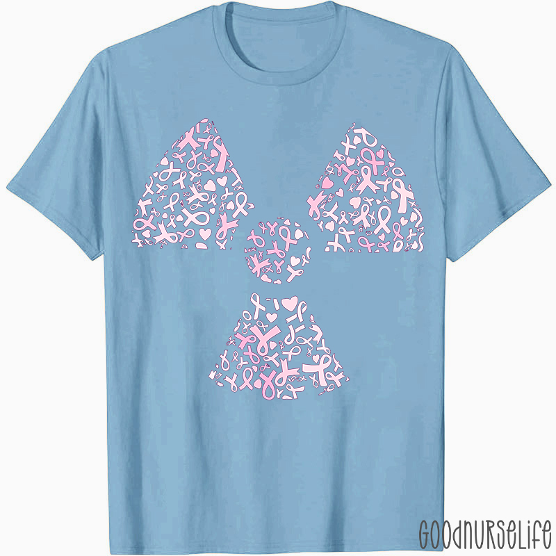 Breast Cancer Awareness Radiation Symbol T-Shirt