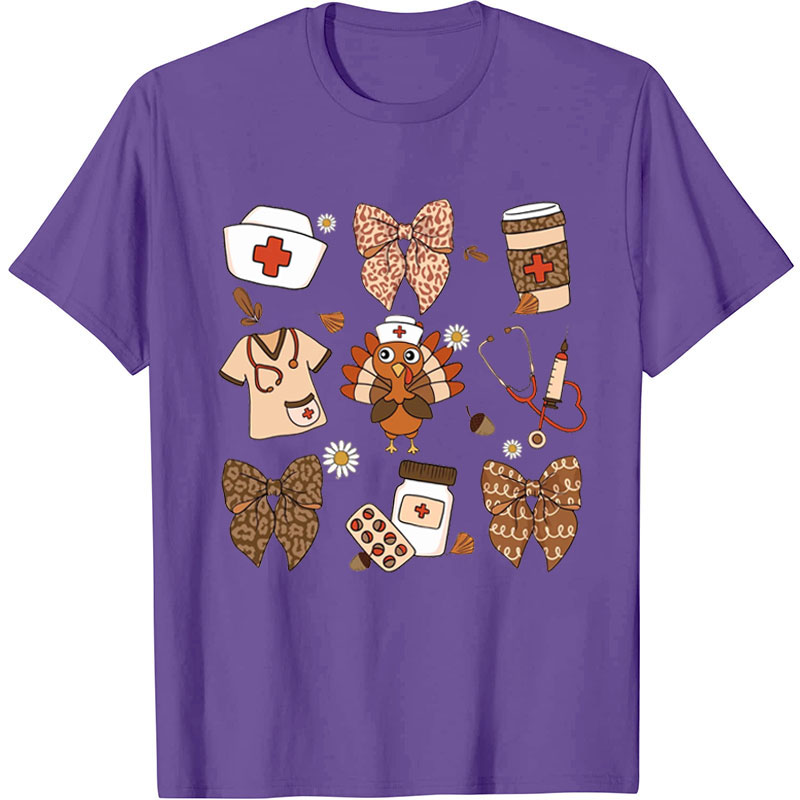Loving Thanksgiving Nurse T-shirt