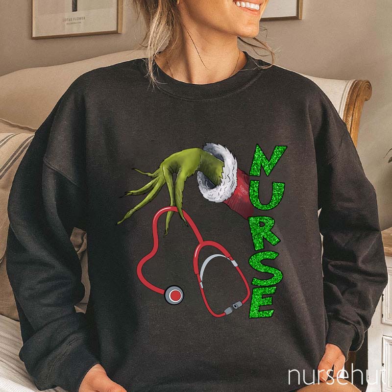 Personalized Is This Your Stethoscope Nurse Sweatshirt