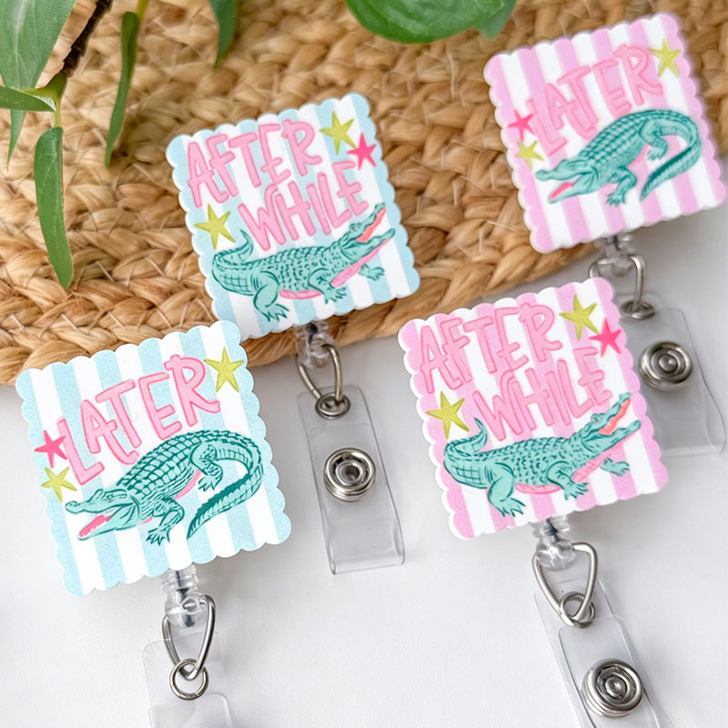 Later Gator Badge Reel