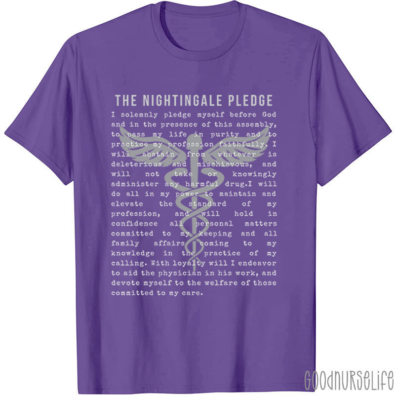 The Nightingale Pledge Nurse T-Shirt
