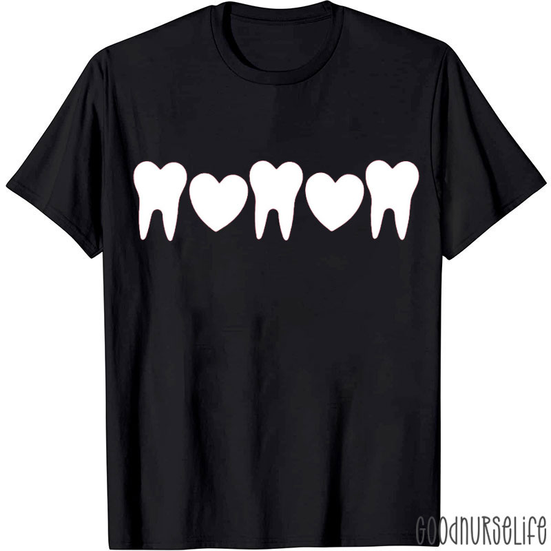 Dentist Valentine Tooth T-shirt