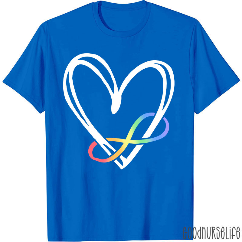 Autism Heart Nurse T-Shirt