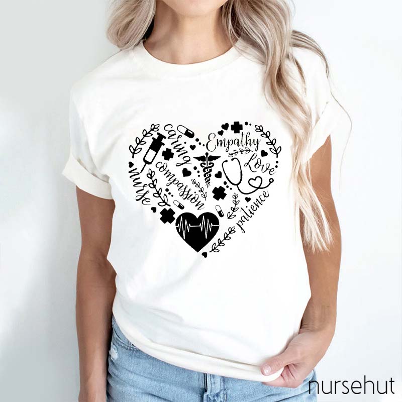 Nurse Heart Nurse T-Shirt