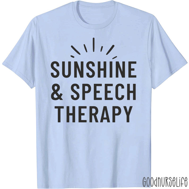Sunshine & Speech Therapy T-Shirt