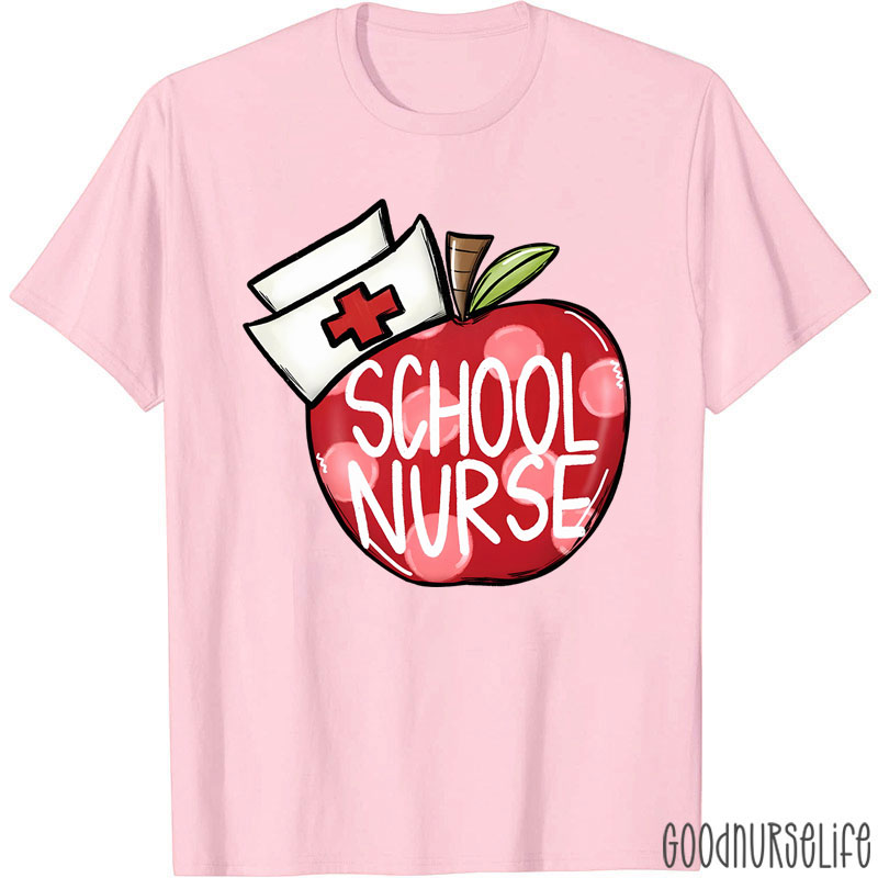 School Nurse Apple T-Shirt