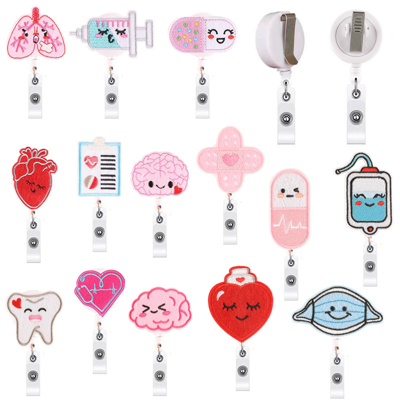 Cute Nurse Related Nurse Badge Reel