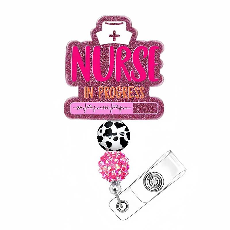 Nurse In Progress Nurse Badge Reel