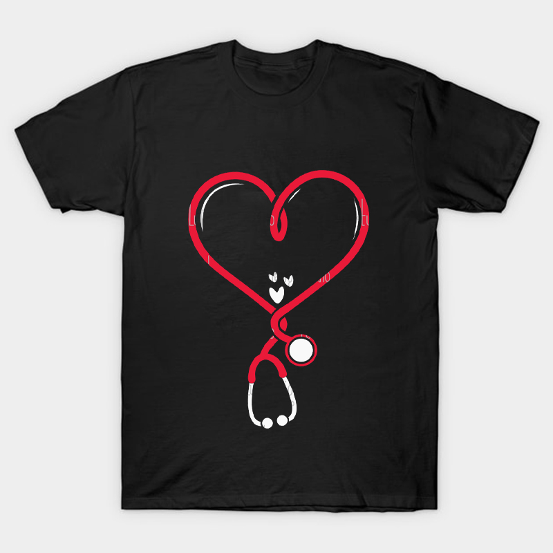 A Love Stethoscope Nurse T-Shirt