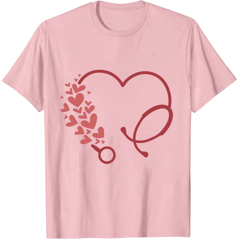 A Stethoscope Full Of Love Nurse T-Shirt