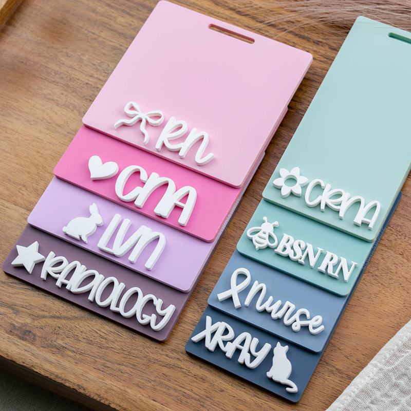 Personalized Acrylic Badge Buddy