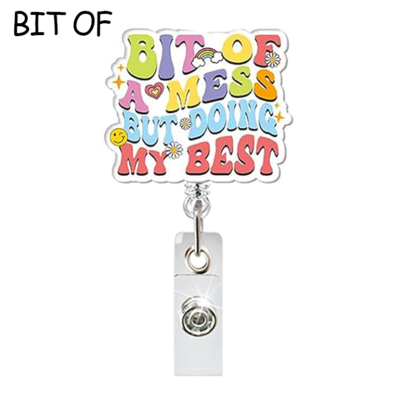 Cute Medical Elements NurseBadge Reel