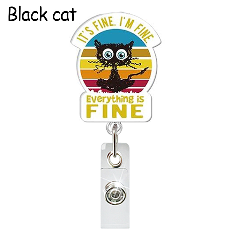 Cute Medical Elements NurseBadge Reel