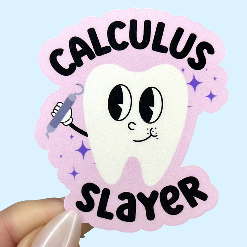 Calculus Slayer Dental Stickers