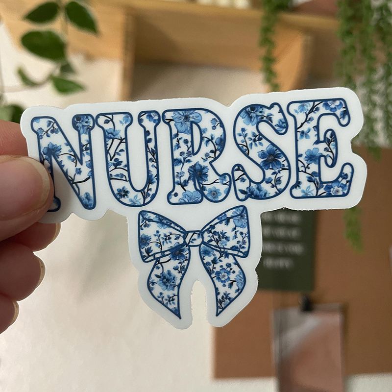 Chinoiserie Coquette Nurse Stickers
